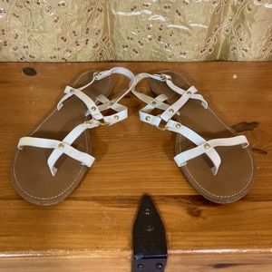 Montego Bay Club White Strappy Sandals